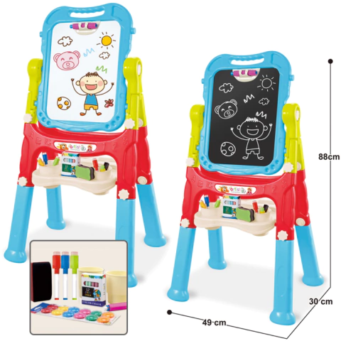 Brinquedo Lousa Mágica 2 Em 1 com cavalete