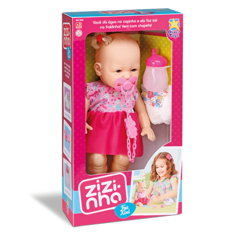 BONECA ZIZINHA FAZ XIXI