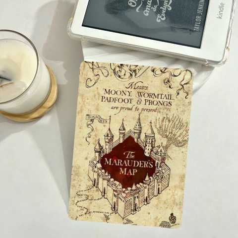 Card Skin Kindle - Mapa do Maroto