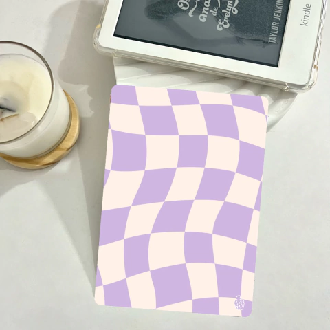 Card Skin Kindle - Geométrico lilás
