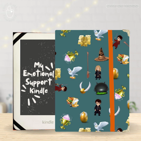 Capa Kindle - Harry Potter (tecido)