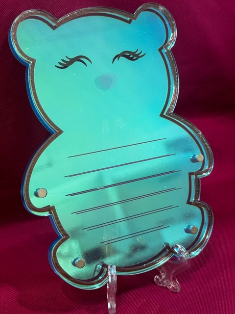 Placa de Cílios Urso