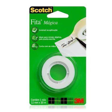 Fita Mágica Refil Scotch 12mm X 20m