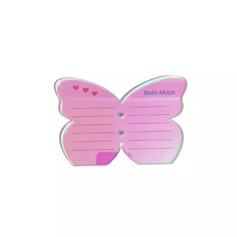 Placa de Cilios com Imã Borboleta