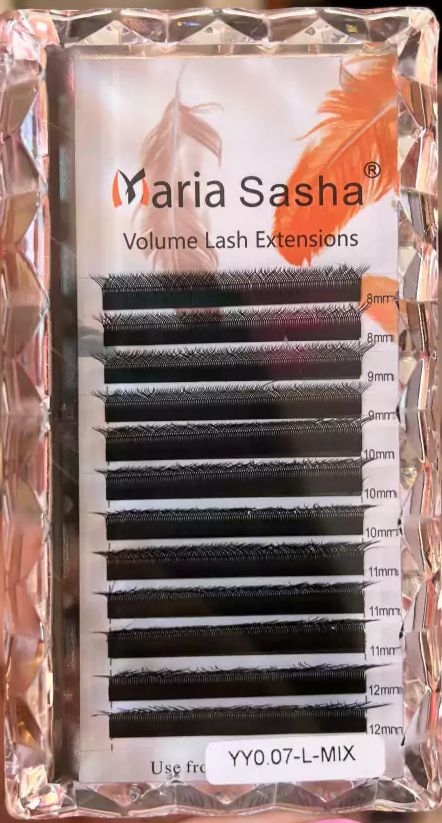 Cílios YY Brasileiro Maria Sasha Curvatura L