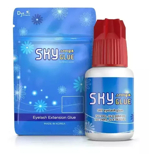 Cola Adesivo Tampa Vermelha S+ ANTIGA EMBALAGEM Sky Glue 5ml