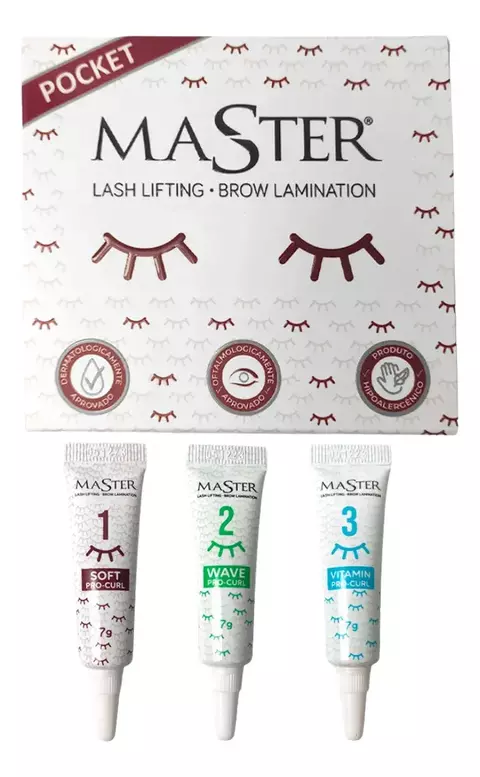 Kit Lash Lifting e Brow Lamination Master Pocket