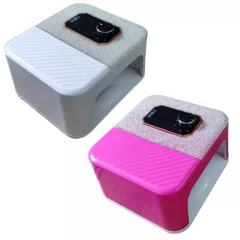 Cabine Quadrada LED/UV com Glitter Digital Bella Rosa 288W