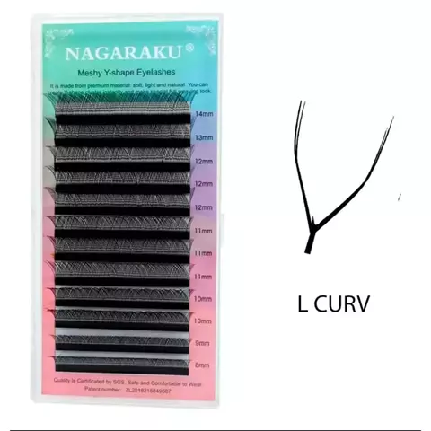 Cílios YY Brasileiro Nagaraku Curvatura L
