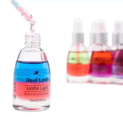 Óleo Bifásico Revitalizador de Cutículas Linha Light - Real Love