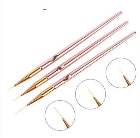 Kit 3 Pinceis para Decoração