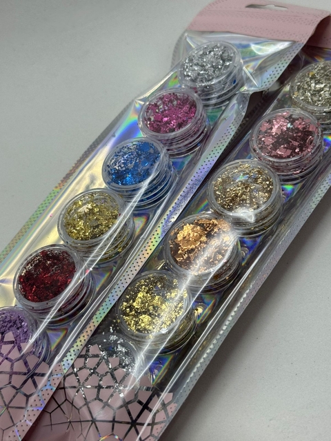 Kit 6 Folhas de Ouro Real Love