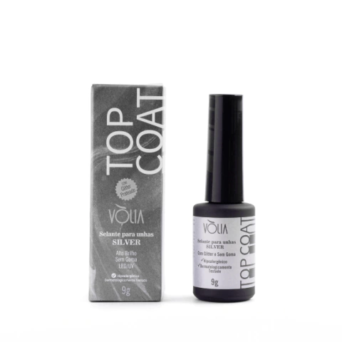 Top Coat Silver Vólia 9g