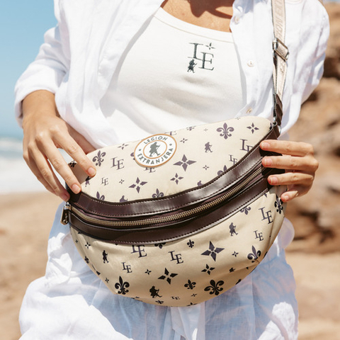 Riñonera Net Única Beige