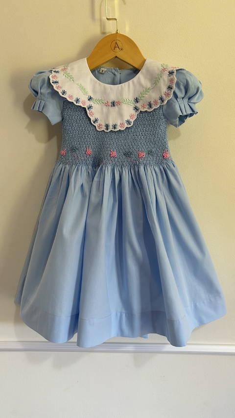 Vestido Infantil Luma - Azul