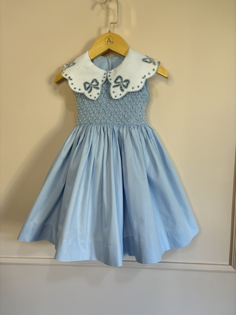 Vestido Infantil Julia - Azul