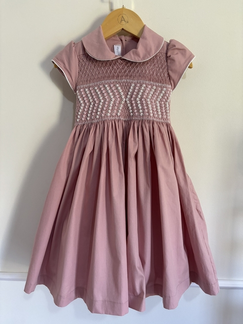 Vestido Infantil Luzia - Rosa Seco
