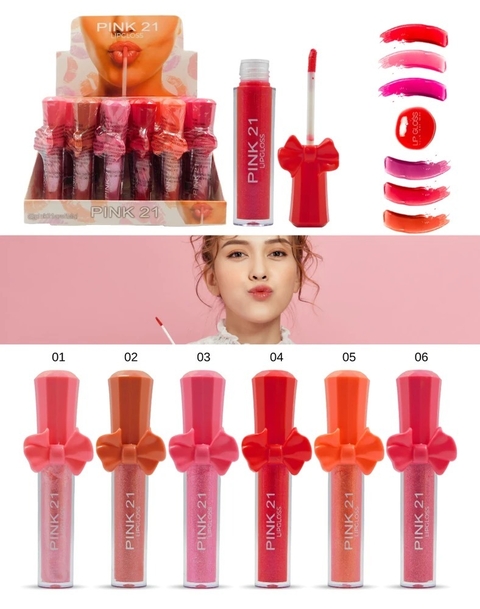 Pink 21 - Brillo Labial Moño
