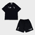 Conjunto MVMNT Black Tee + Shorts