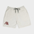 Shine Offwhite Sweatshirt Shorts