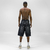 TKF Symmetrical Black Jorts - TAKE-OFF Collection