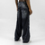 TKF Baggy Symmetrical Black Jeans - TAKE-OFF Collection