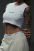 TAKE-OFF Ribbed White Cropped na internet