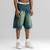Symmetrical Green Jorts - loja online