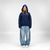 Basic Navy Hoodie na internet