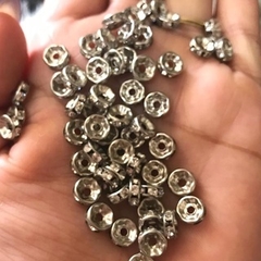 Rondelas de Strass Prata e Níquel 8mm e 10mm na internet