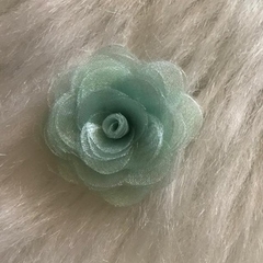 Aplique Flor de Organza e Crochê Para Laços e Tiaras na internet