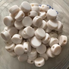 Pastilha ou Disco em Acrílico Passante Colorida 16,6x8,4mm - comprar online