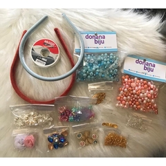 Caixa de tiaras bordadas para iniciantes - loja online