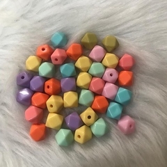 Miçangas ou Entremeios Passante Coloridos Modelos Variados 14mm 16mm e 18mm - comprar online