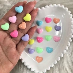 Aplique Infantil de Resina Minnie Coração Morango e Flor Para Laços Tiaras e Enfeites Tamanhos Variados - comprar online