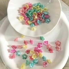 Flor de Pérola Passante Perolada e Colorida Vários Modelos - loja online