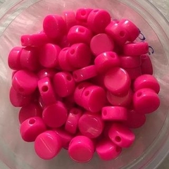 Pastilha ou Disco em Acrílico Passante Colorida 16,6x8,4mm - loja online