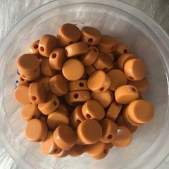 Pastilha ou Disco em Acrílico Passante Colorida 16,6x8,4mm na internet