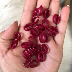 Elos de Corrente Em Acrílico Leitosos e Metalizados Para Bolsas e Acessórios Vários Tamanhos - Donana Biju