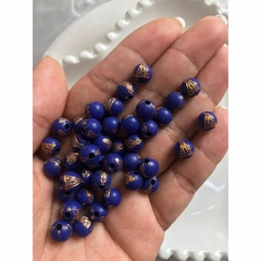 Bolinhas com NOSSA SENHORA APARECIDA ou CRUZ de 8mm em Acrílico Para Terços e Acessórios em Geral