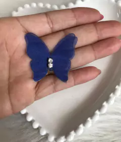 Aplique Borboleta de Tecido Organza - comprar online