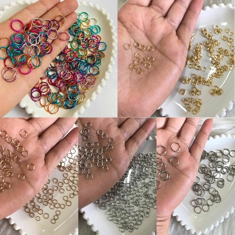 Elos, Argola e Argolinha para Bijuterias, Pingentes, Chaveiros, Artesanatos em Geral Vários Tamanhos - comprar online