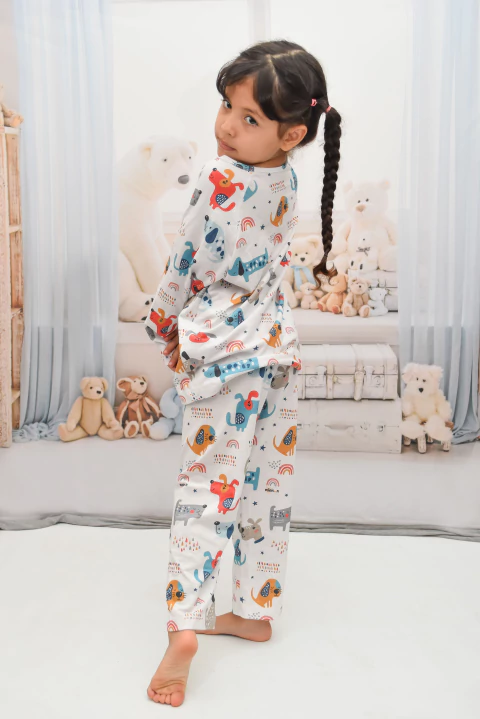 Pijama Perritos 100% Algodón