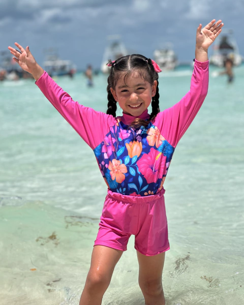 Conjunto UV Flores Manga Larga - comprar online