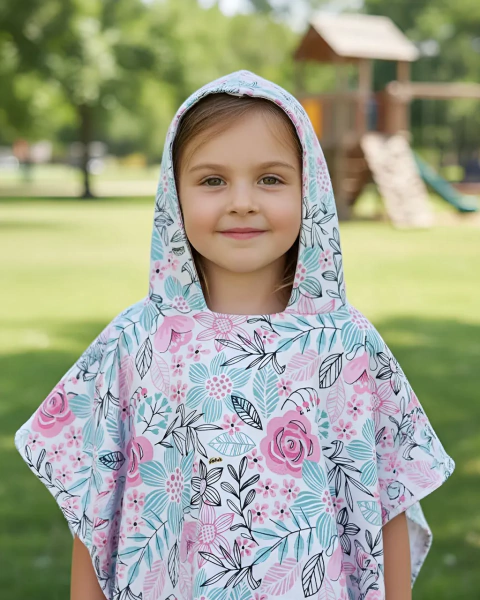 Poncho Toalla Microfibra Magnolia - comprar online