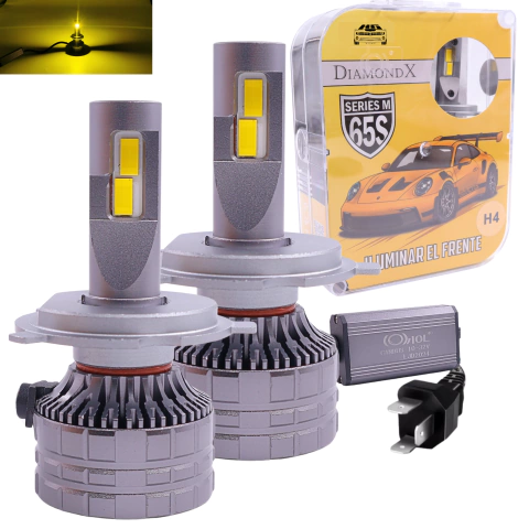 LHL-501 - KIT FOCOS LED M65S AMARILLO - H4 - comprar en línea