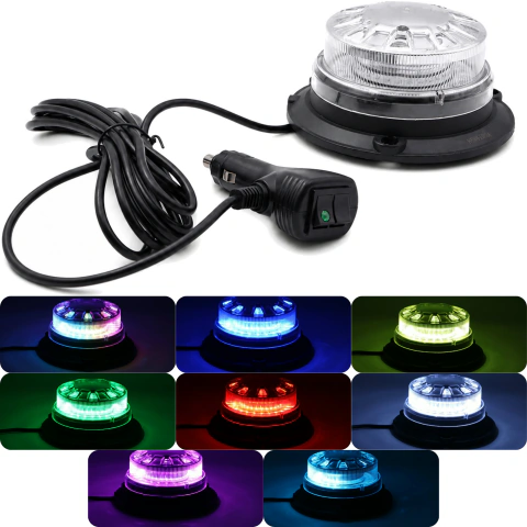 LCD-005 - TORRETA LED MULTICOLOR CHICA 12-24V