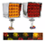 FEC7624600 - PLAFÓN 32 LED DIRECCIONAL CUADRADA CHICA BISEL CROMO ESTROBO