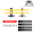 LHL-289 - KIT LED M65B PRO BLANCO / AMARILLO / ESTROBO CON CONTROL REMOTO H1 - HGMX