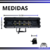 LFL-733 - PAR FARO BARRA 4 LED CON LUPA DRL BLANCO/AMBAR - comprar en línea